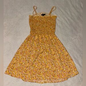 woman’s floral sundress